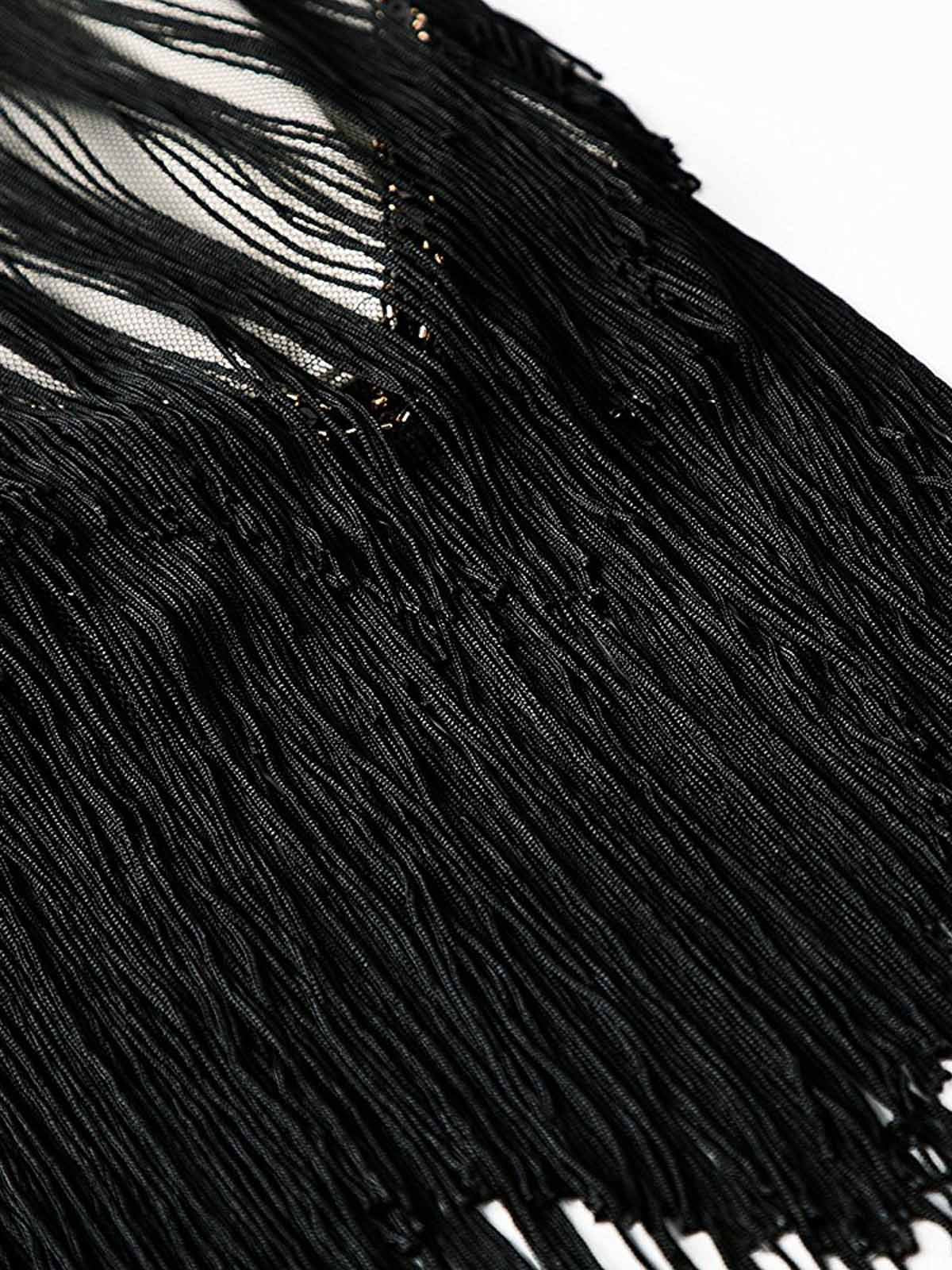 Robe Cocktail Vintage Année 20 Gatsby à Franges à Paillettes Soirée Chic - Image 14