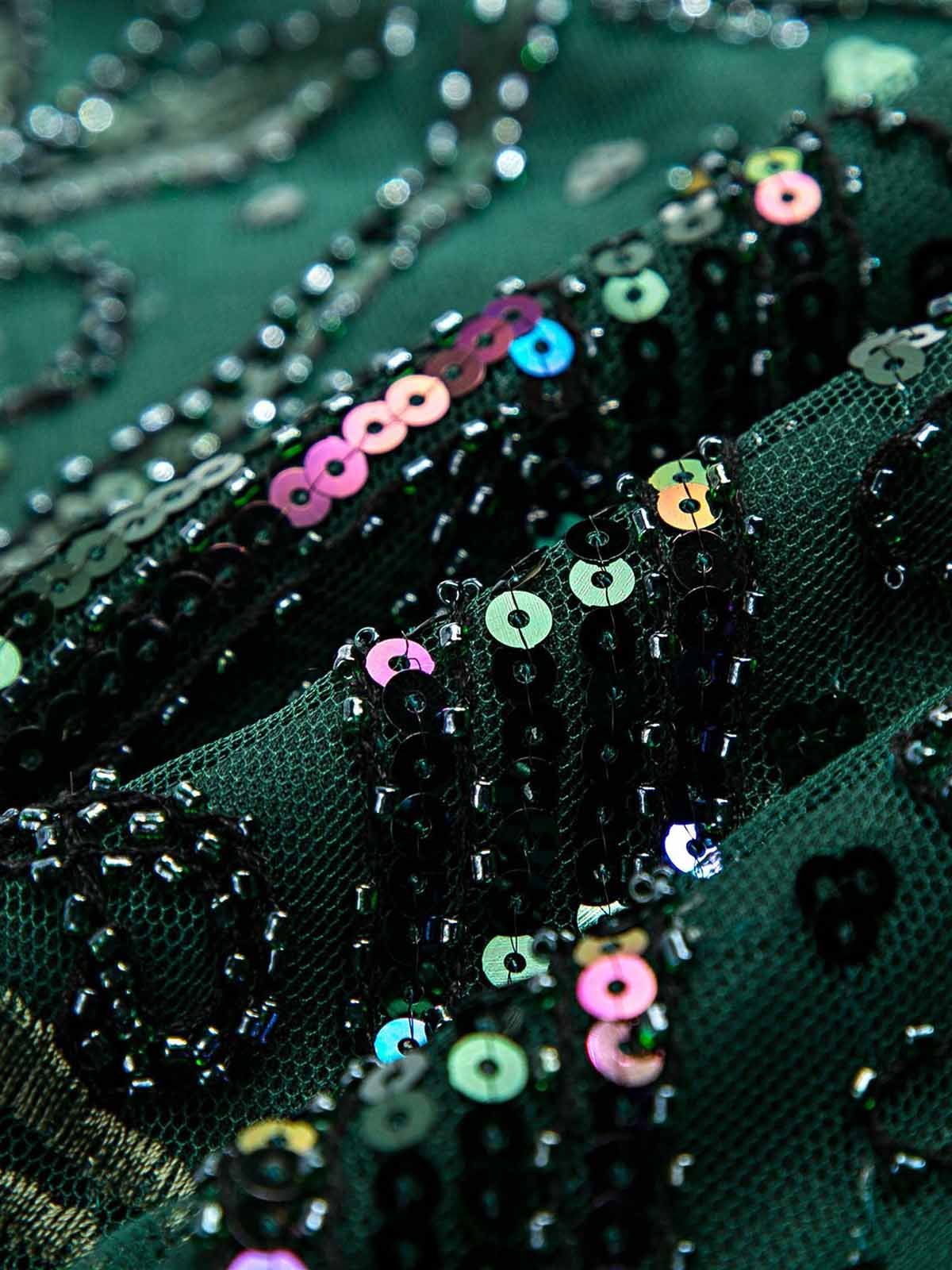 Robe Cocktail Vintage Année 20 Gatsby à Franges à Paillettes Soirée Chic - Image 4