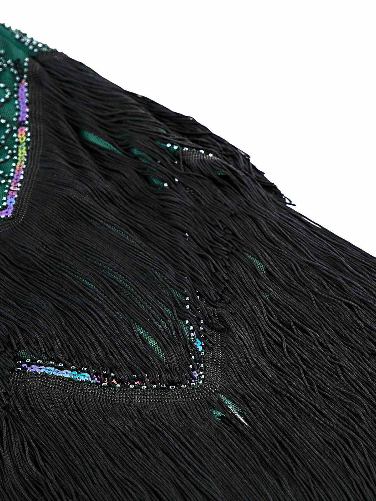 Robe Cocktail Vintage Année 20 Gatsby à Franges à Paillettes Soirée Chic - Image 5