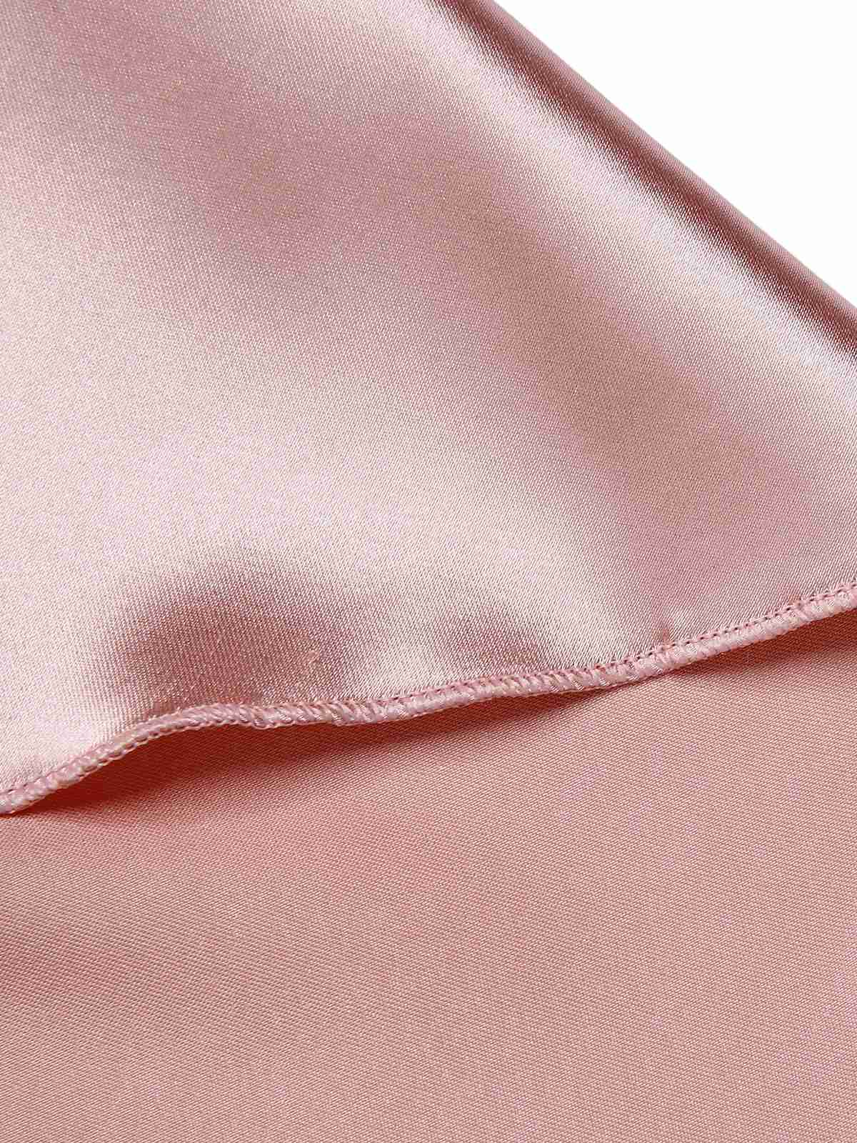 Chemise de nuit à bretelles en faux satin brodé des années 1930 - Image 9