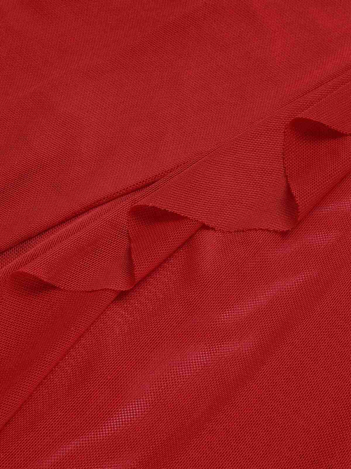 Chemise de nuit transparente à volants et col en V des années 1930 - Image 12