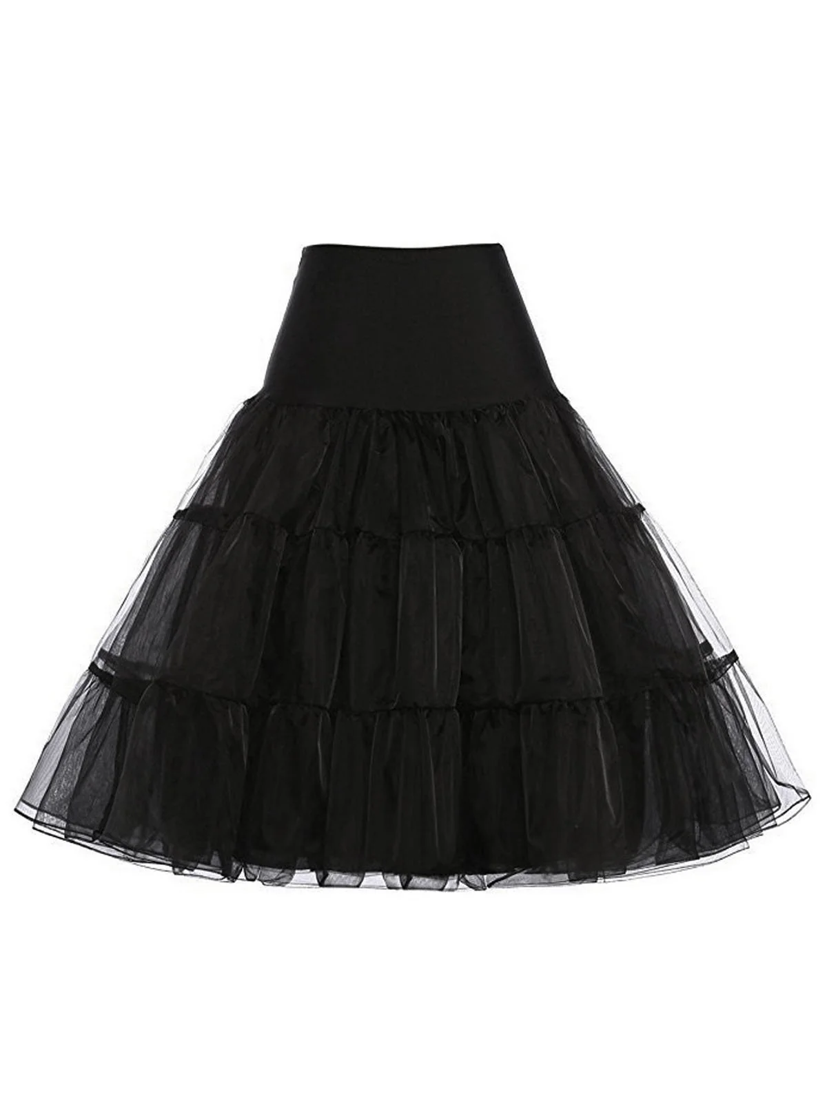 Jupon Vintage à Grande Taille Années 50 en Tulle Rétro Chic - Image 3