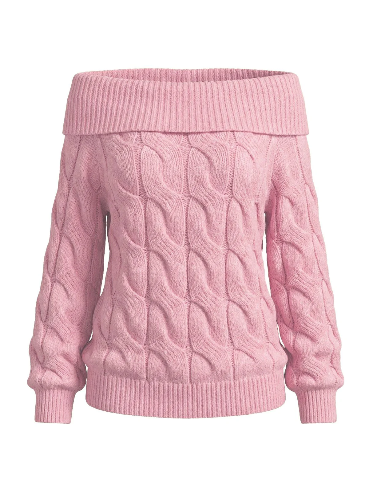 2000s Y2K Pull uni à épaules dénudées