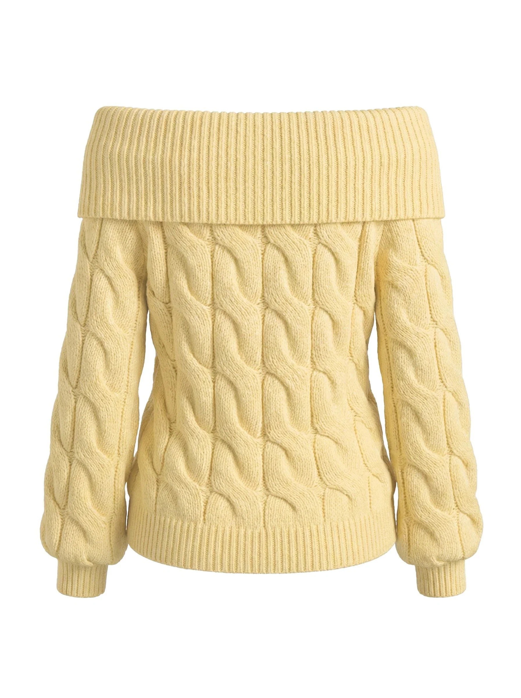 2000s Y2K Pull uni à épaules dénudées - Image 6