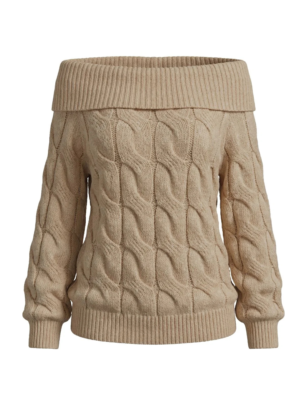 2000s Y2K Pull uni à épaules dénudées - Image 7