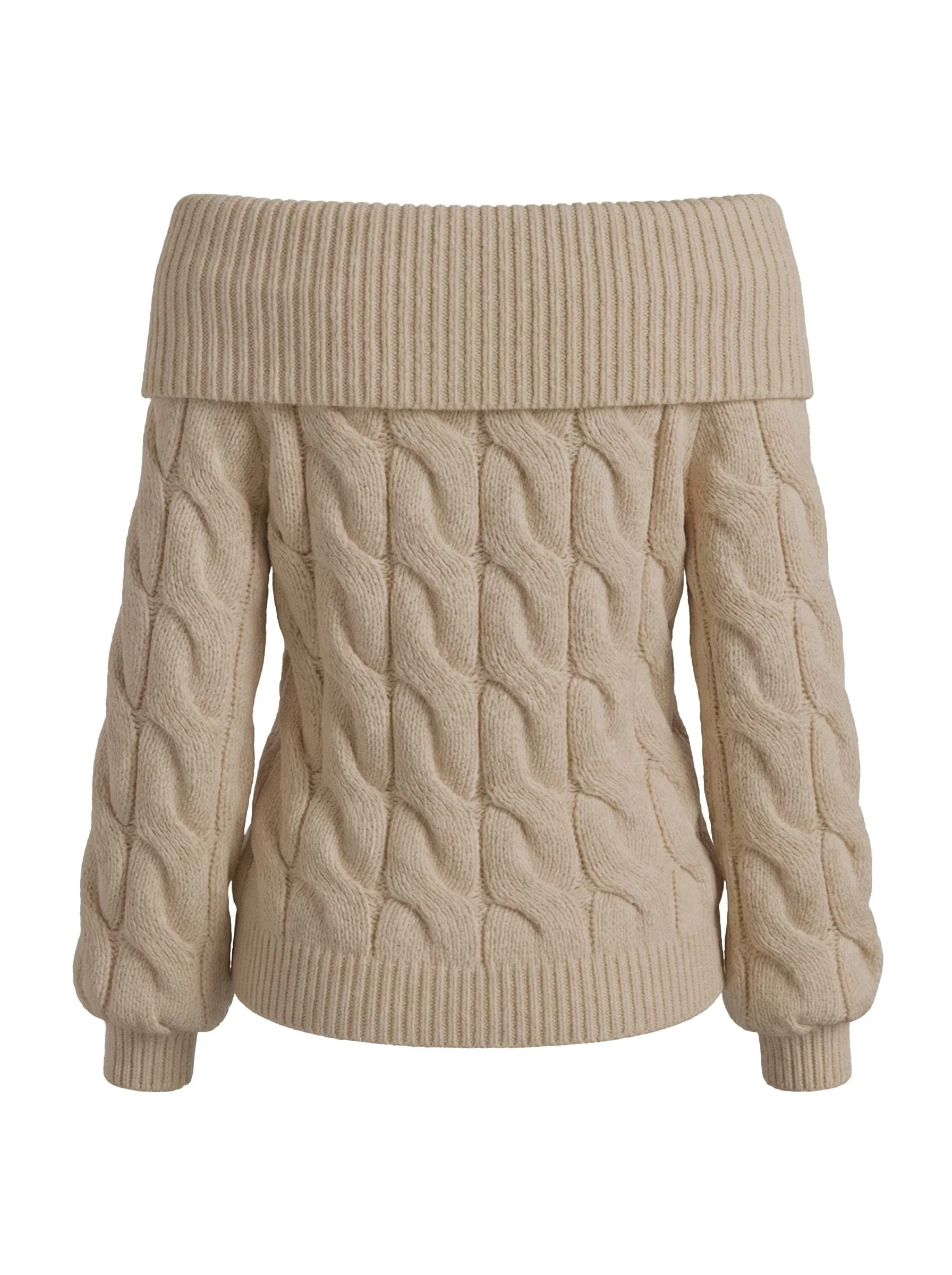 2000s Y2K Pull uni à épaules dénudées - Image 9