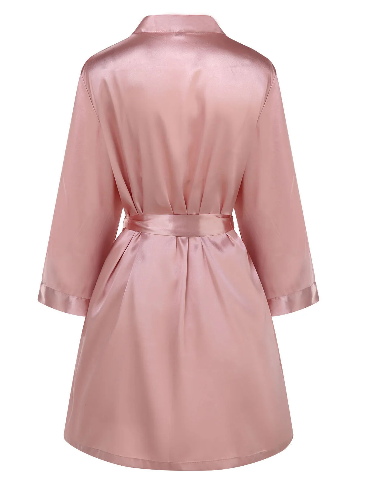 2PCS Chemise de nuit et peignoir à bretelles en dentelle des années 1970 - Image 10