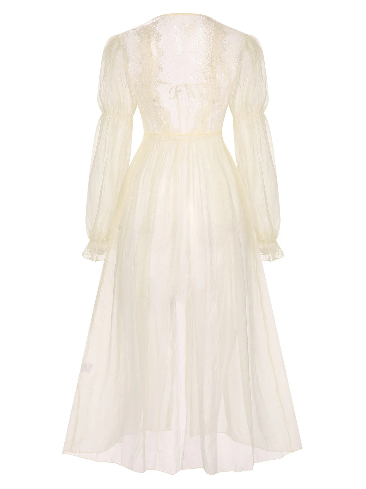 2PCS Chemise de nuit et peignoir fendus bretelles florales 1950s - Image 13