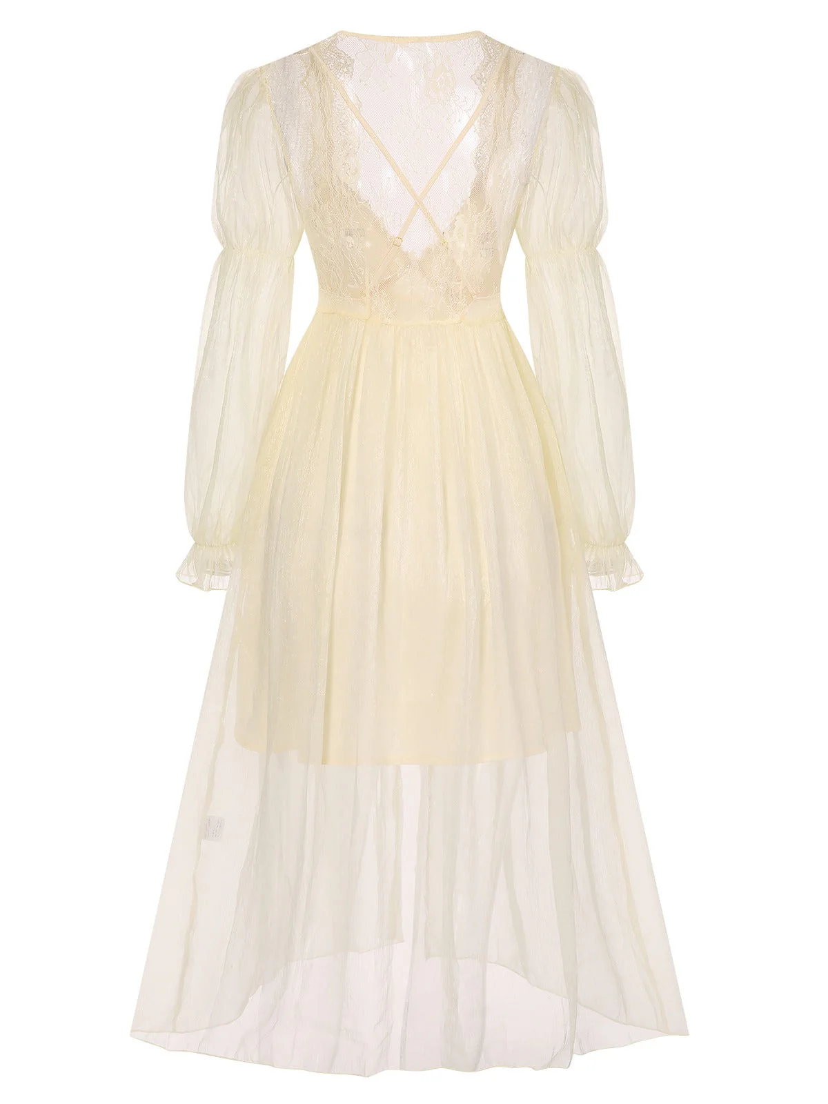 2PCS Chemise de nuit et peignoir fendus bretelles florales 1950s - Image 8