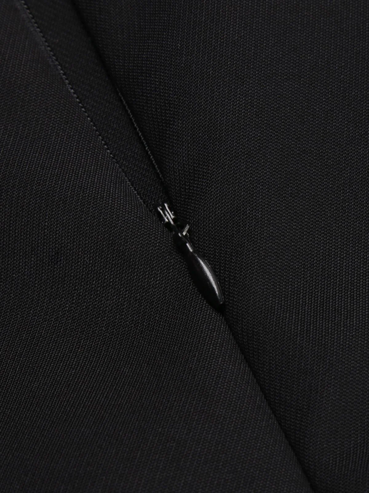 2PCS Chemisier à Perles Solides des Années 1930 et Pantalon à Bretelles - Image 9