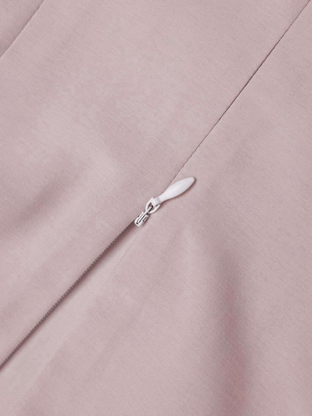 2PCS chemisier rose contrasté et robe grise des années 40 - Image 12