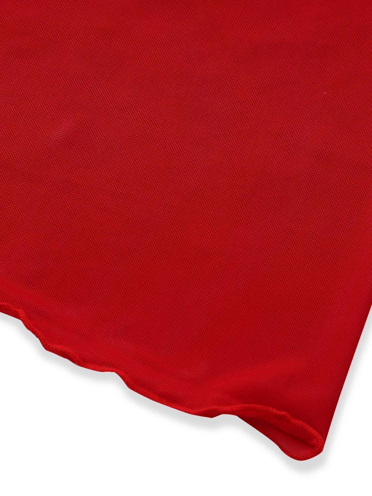 2PCS Ensemble tankini rouge à découpes et volants paréo années 60 - Image 18