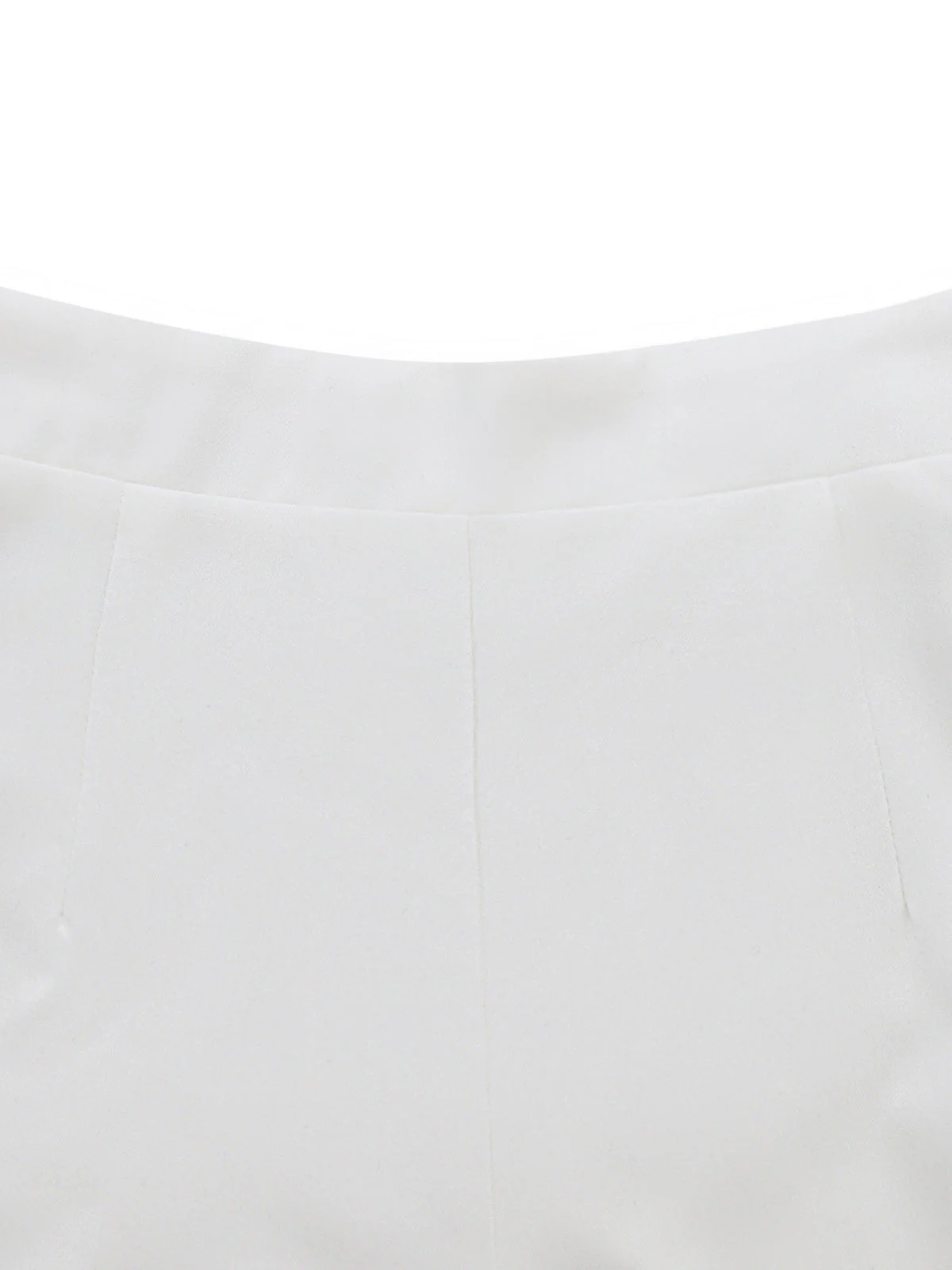 2PCS Haut pantalon col cape noir blanc 1950s - Image 6