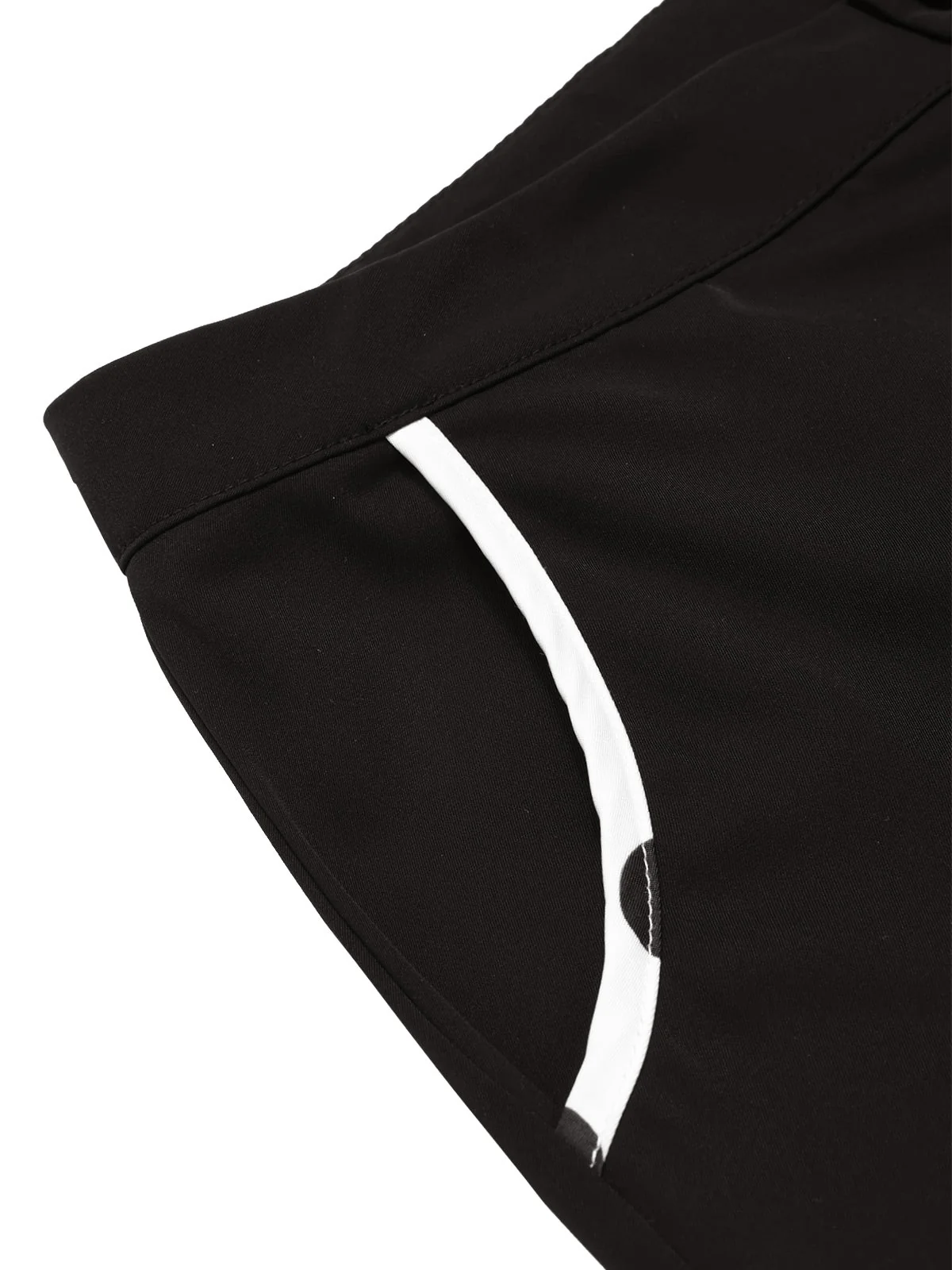 2PCS haut à pois et pantalon droit blanc et noir années 50 - Image 10