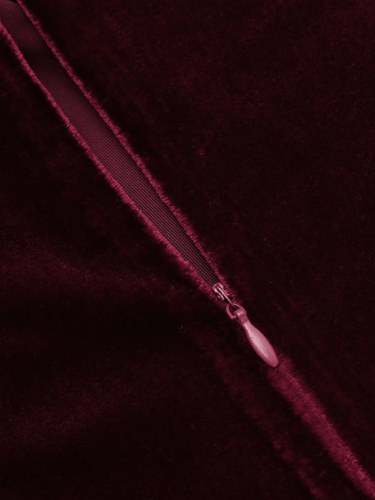 2PCS Robe Crayon Vintage Velours Bordeaux Année 60 Cocktail Pin up - Image 10