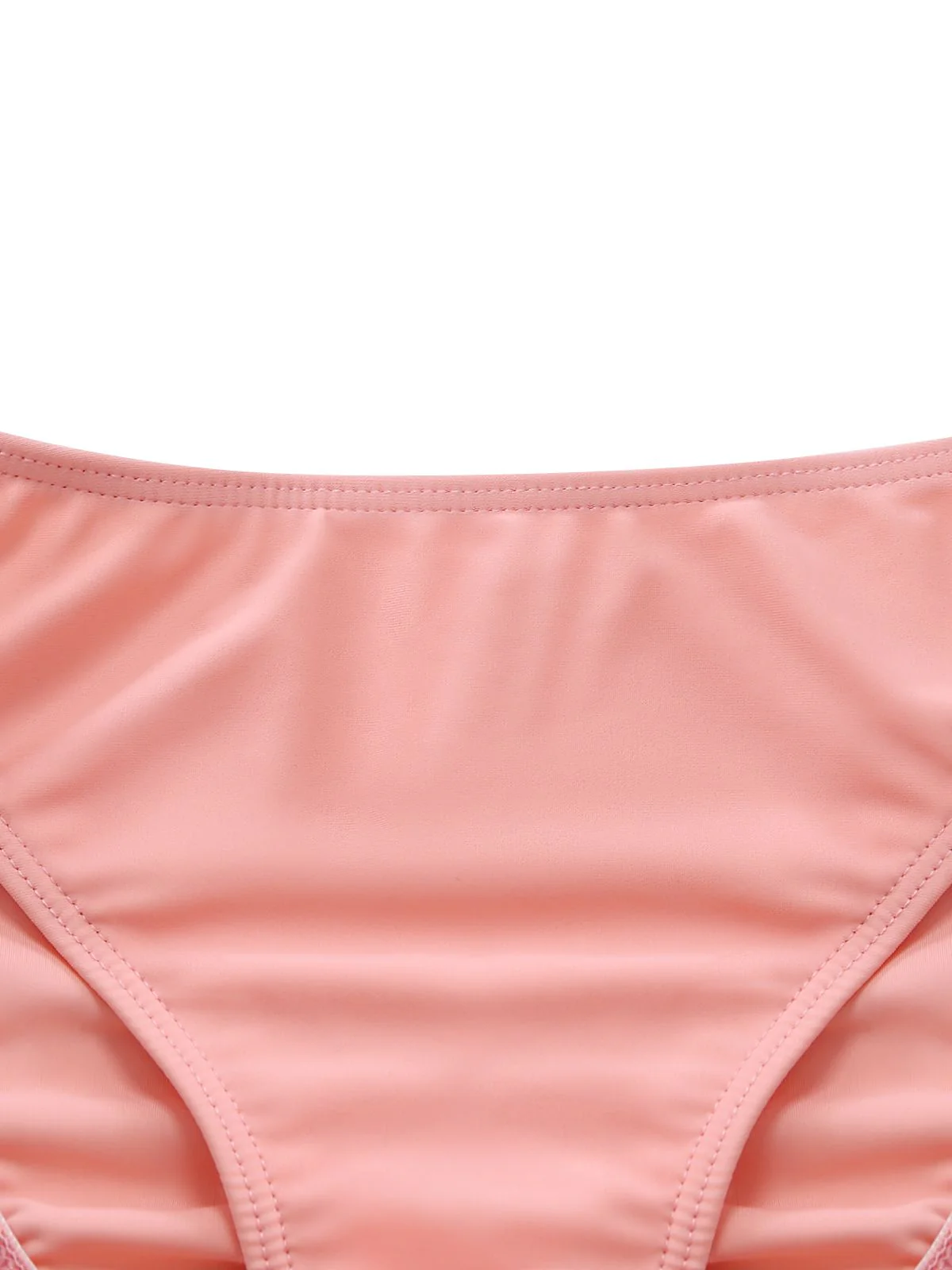 4PCS Ensemble bikini dos nu paréo transparent manches cloche 1970s - Image 6