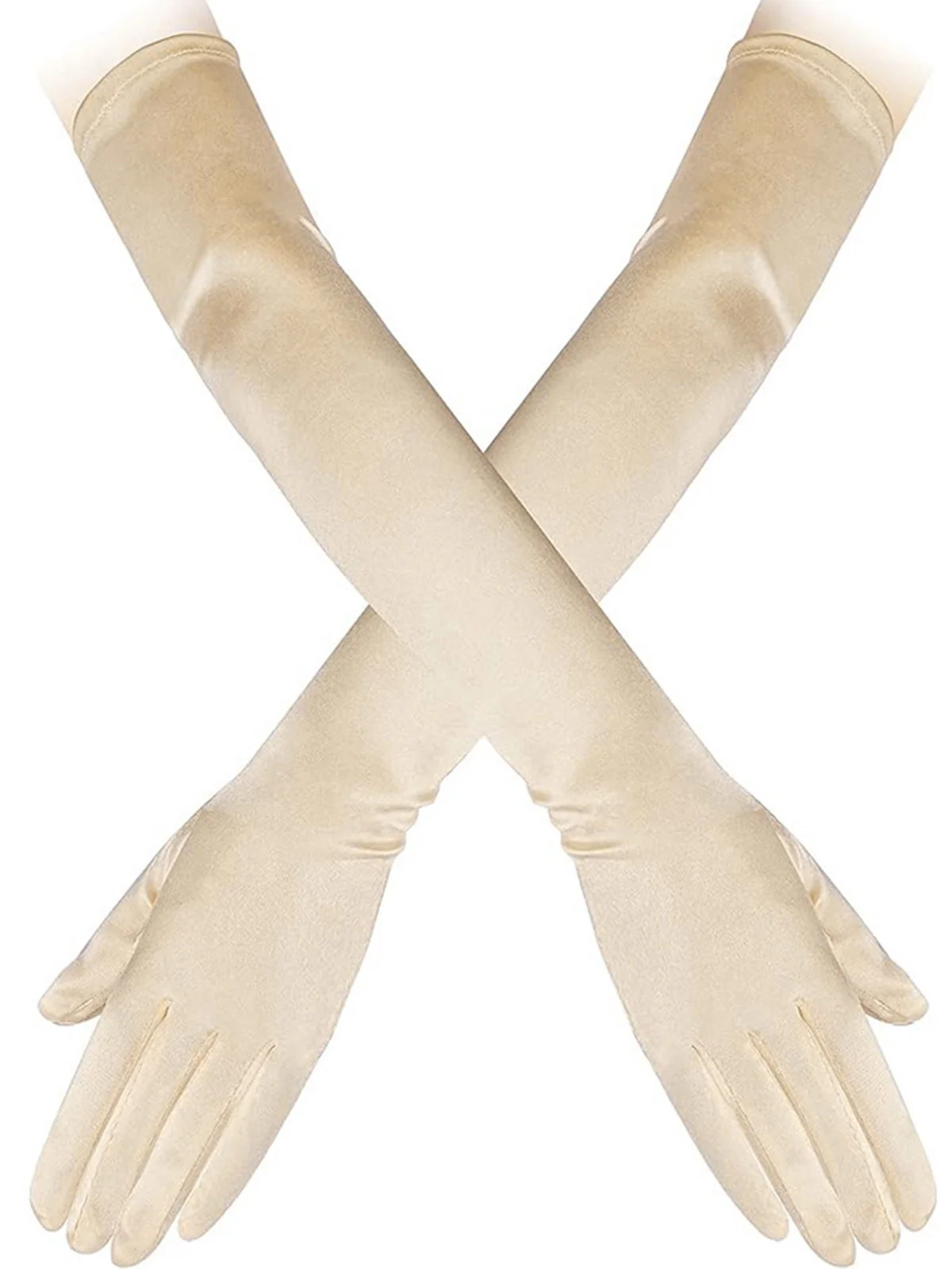 4PCS Ensemble d'accessoires pour serre-tête et gants en plumes des années 1920 - Image 5