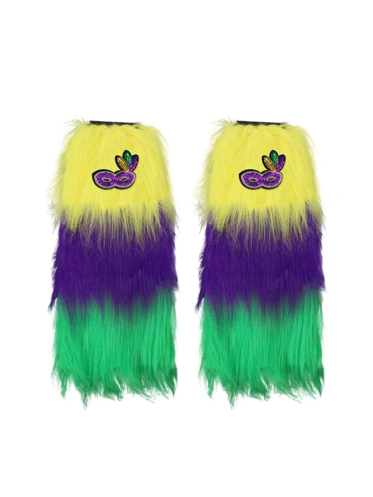 8PCS Ensemble d'accessoires multicolores pour fête de carnaval - Image 5