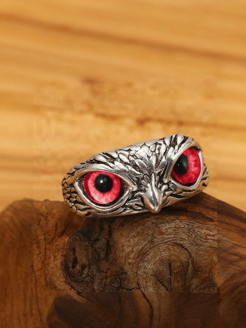 Bague vintage hibou mauvais œil - Image 4