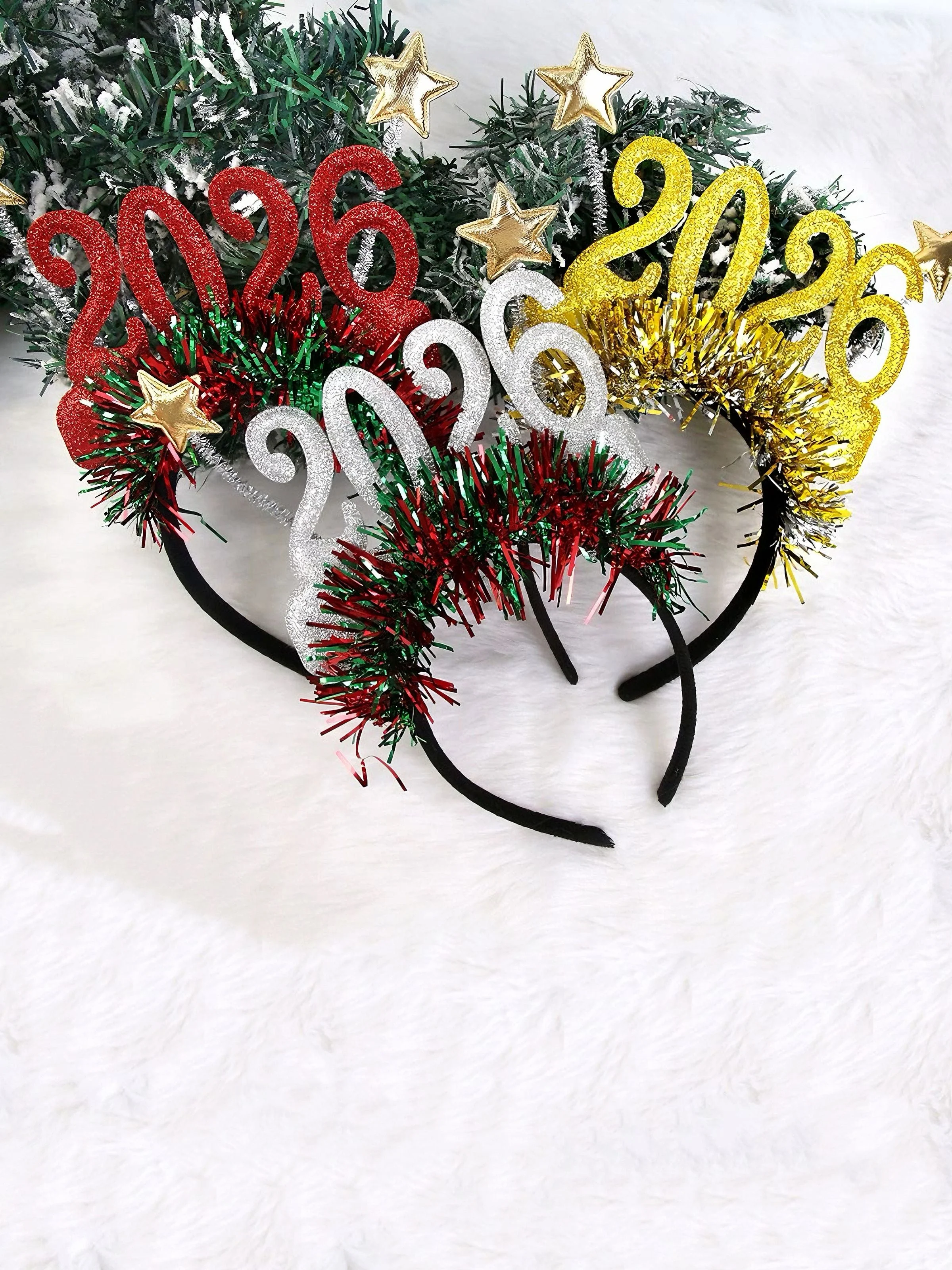 Bandeau à étoiles pour la fête du Nouvel An 2026 - Image 6