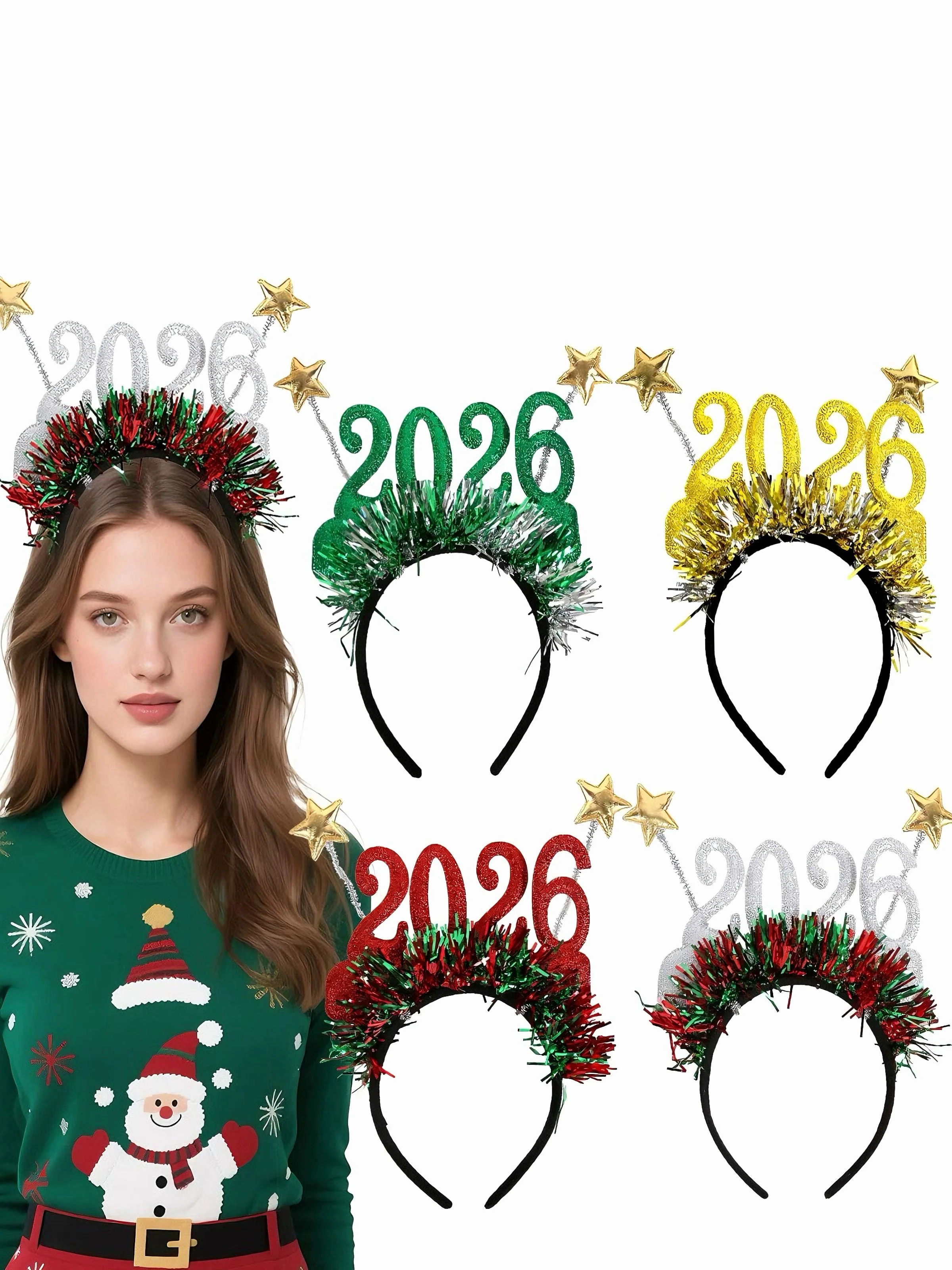 Bandeau à étoiles pour la fête du Nouvel An 2026 - Image 7
