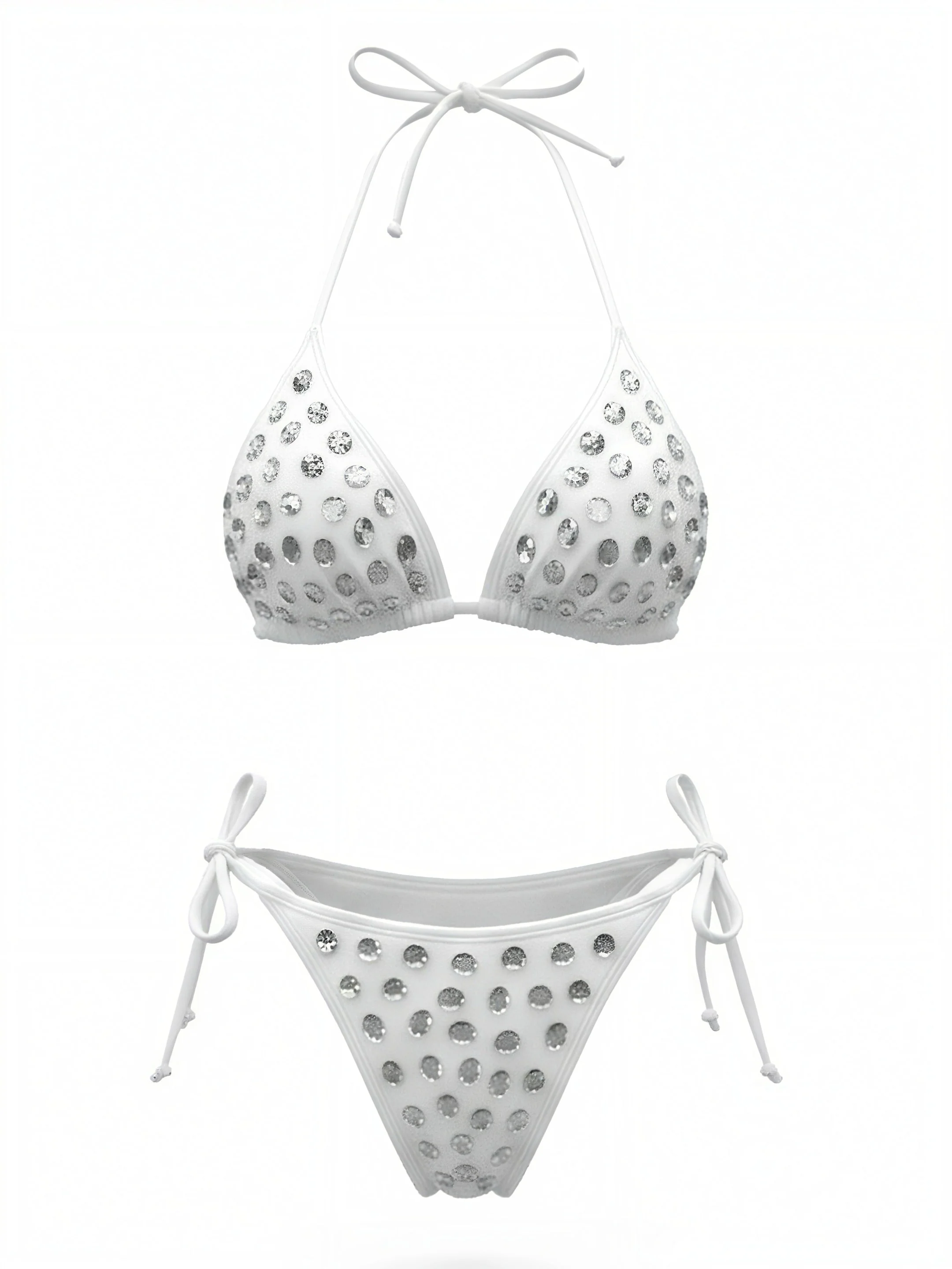 Bikini Col Licou Strass Années 80
