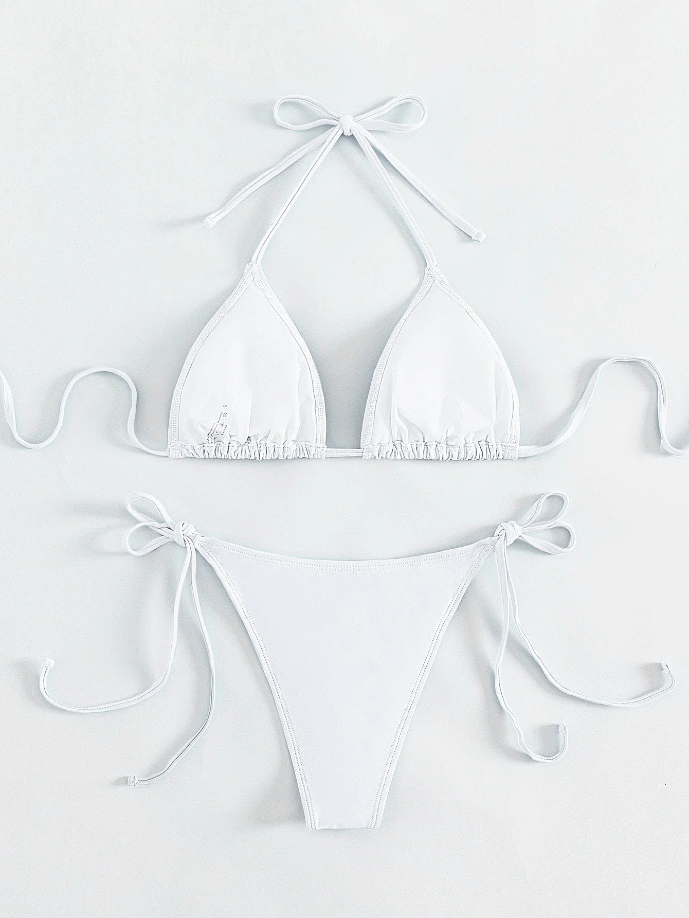Bikini Col Licou Strass Années 80 - Image 6