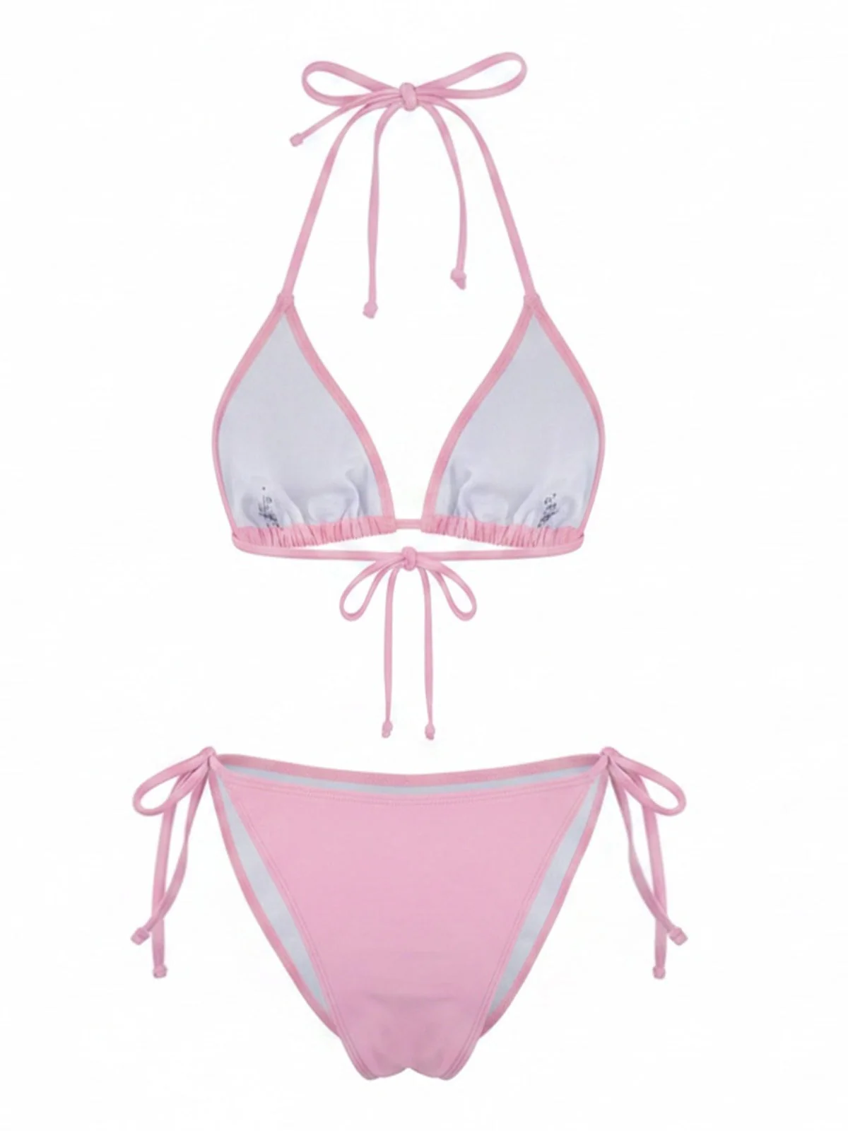 Bikini Col Licou Strass Années 80 - Image 9