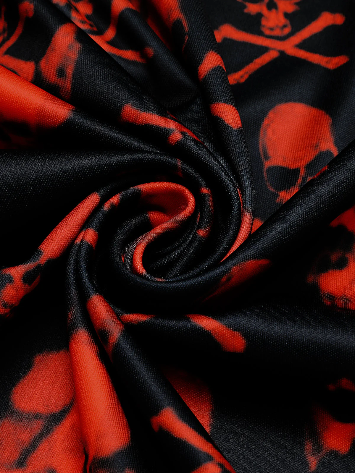 Robe noire à bretelles en dentelle tête de mort des années 1950 - Image 7