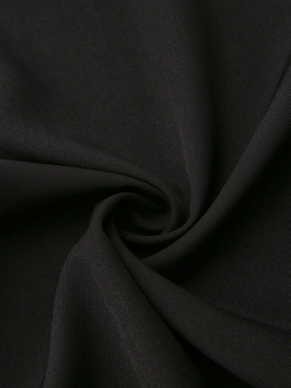 Blazer deux-pièces noir à revers rayé style années 1950 - Image 6
