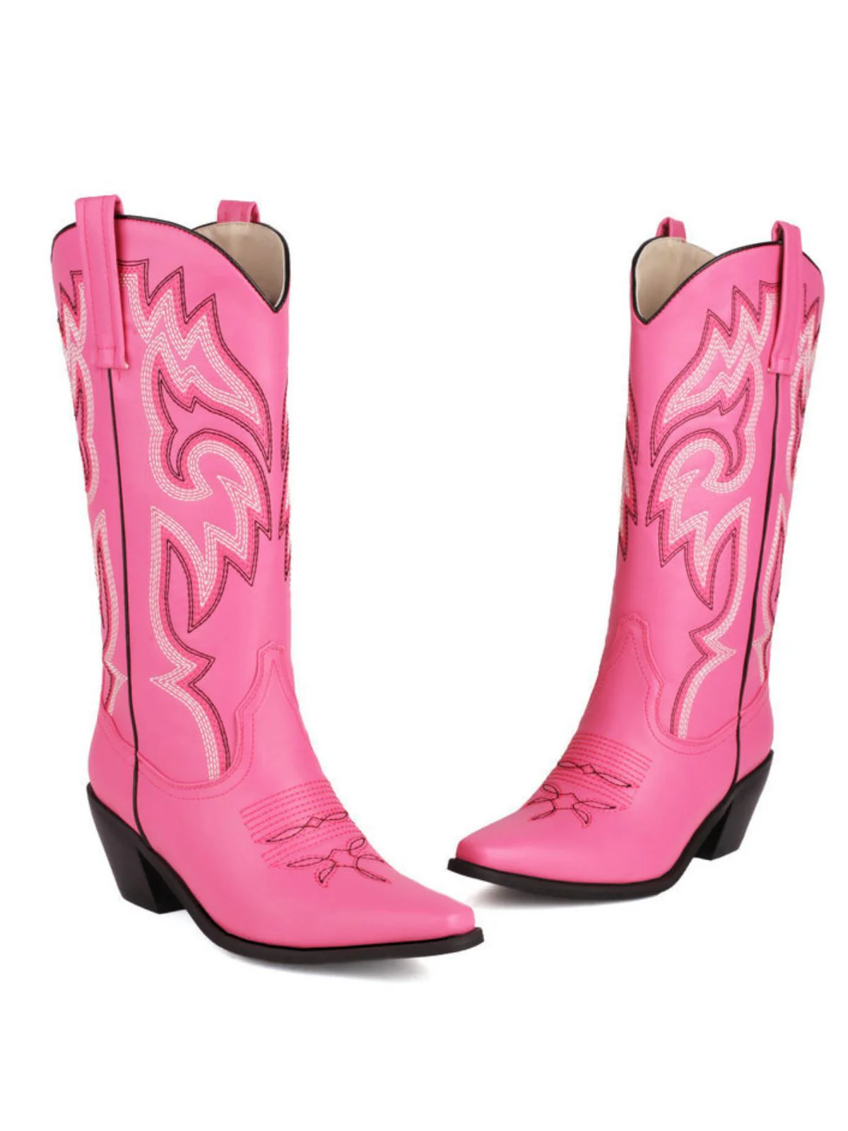 Bottes de cowboy western brodées vintage - Image 12