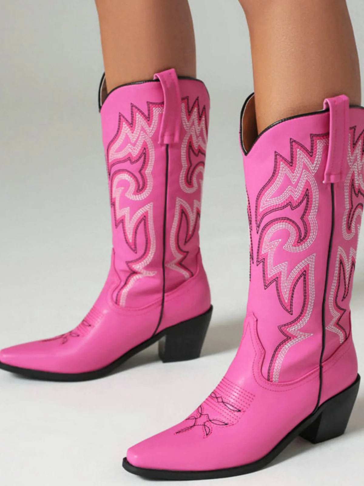 Bottes de cowboy western brodées vintage - Image 14