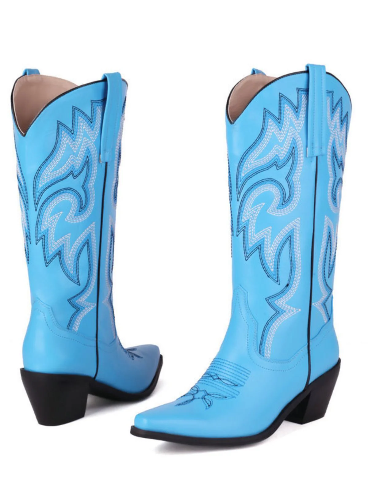 Bottes de cowboy western brodées vintage - Image 16