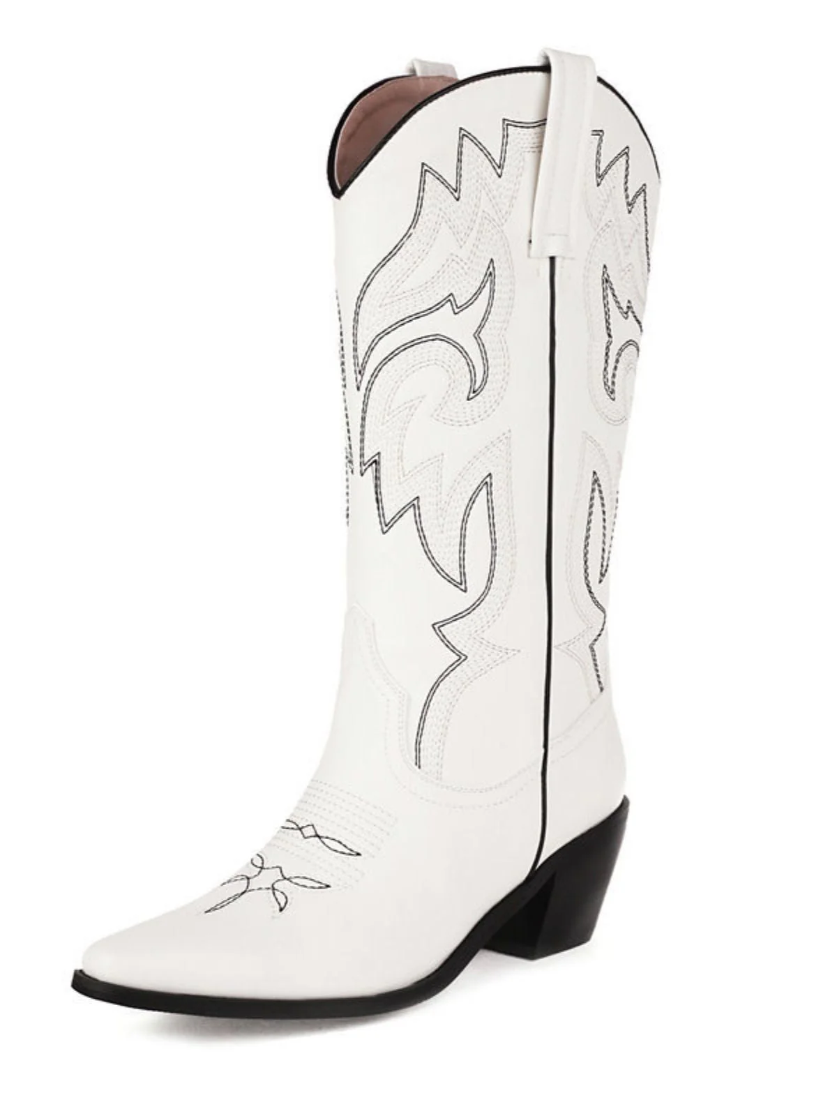 Bottes de cowboy western brodées vintage - Image 2