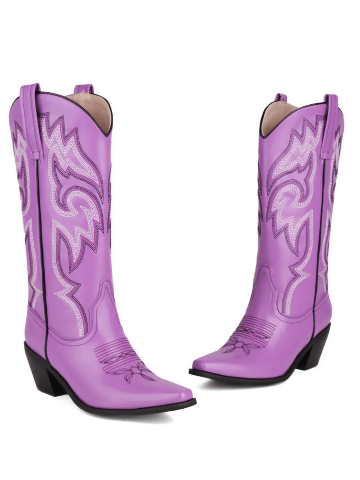 Bottes de cowboy western brodées vintage - Image 6
