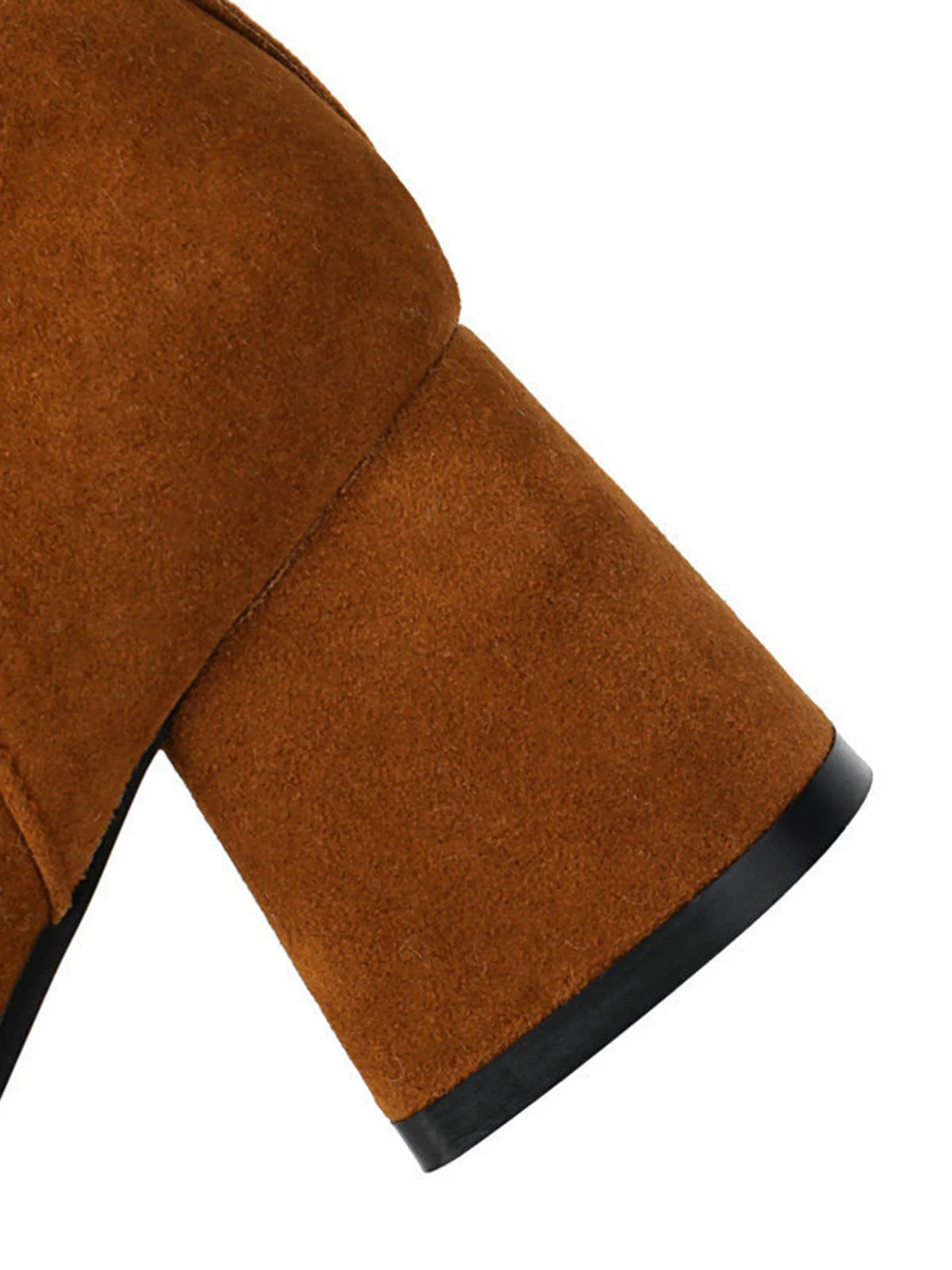 Bottes vintage à semelles épaisses en daim contrasté - Image 16