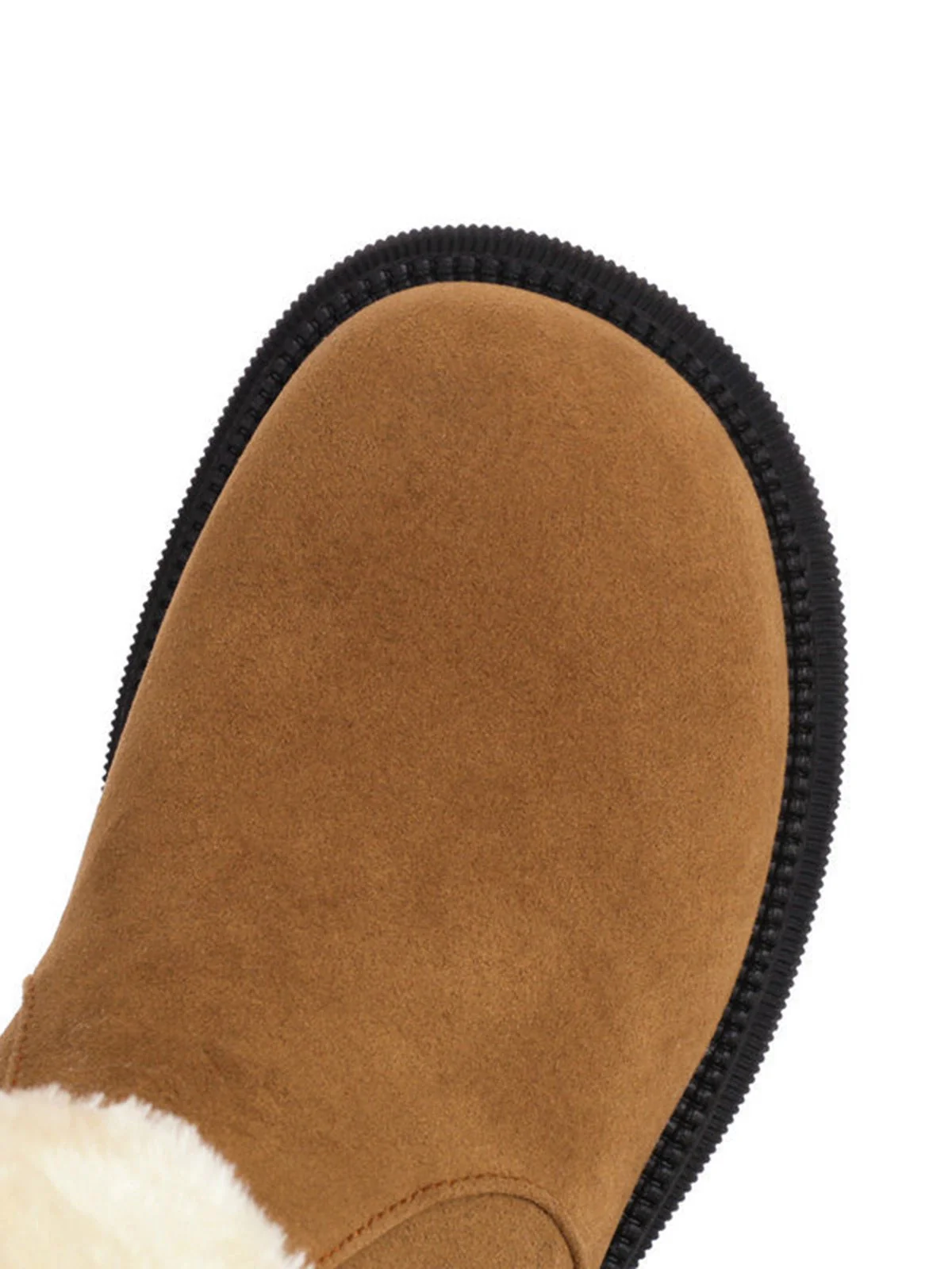 Bottines d'hiver à bout rond et nœud orné de peluche - Image 10