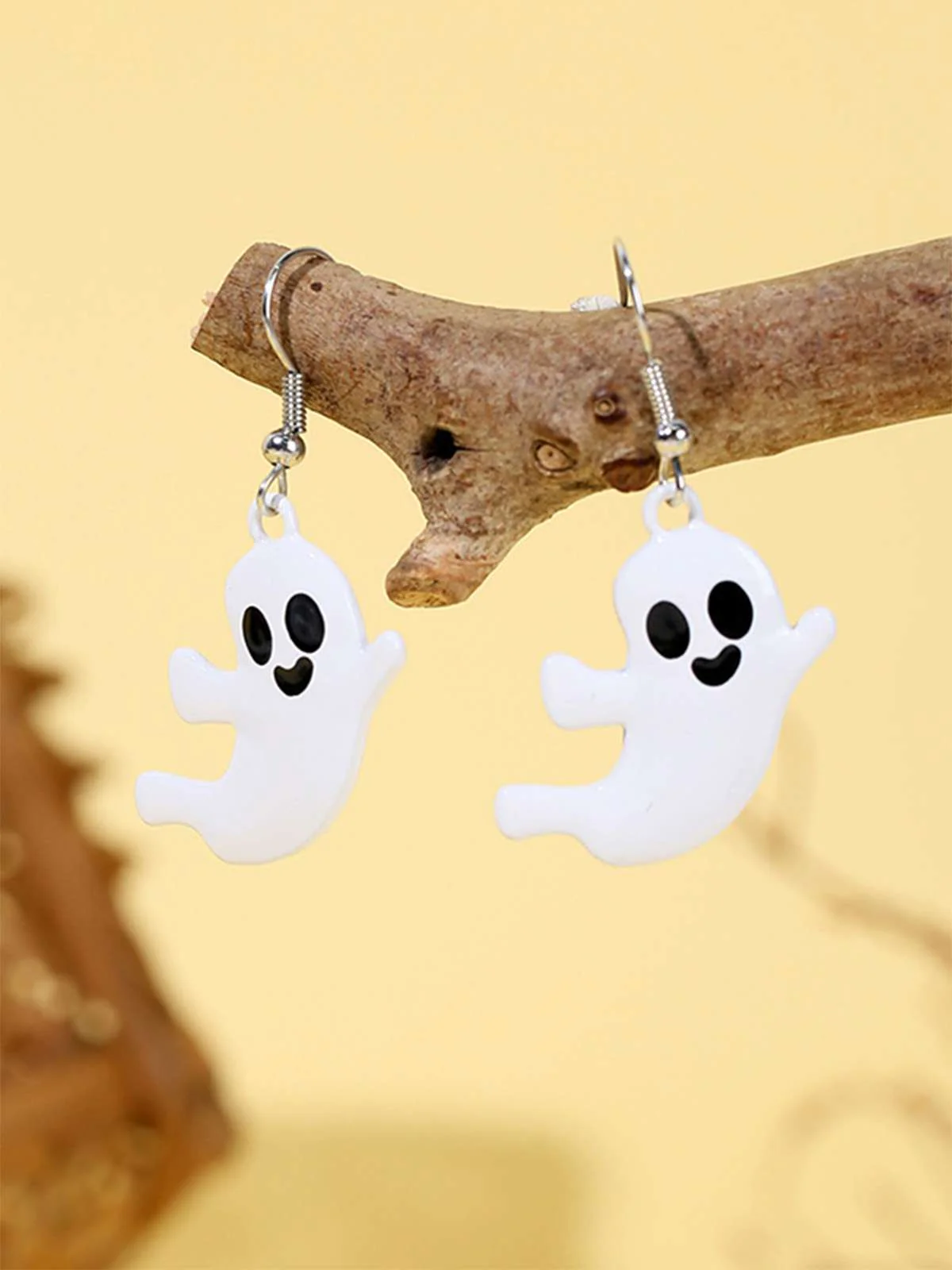 Boucles d'oreilles pendantes fantômes d'Halloween - Image 2