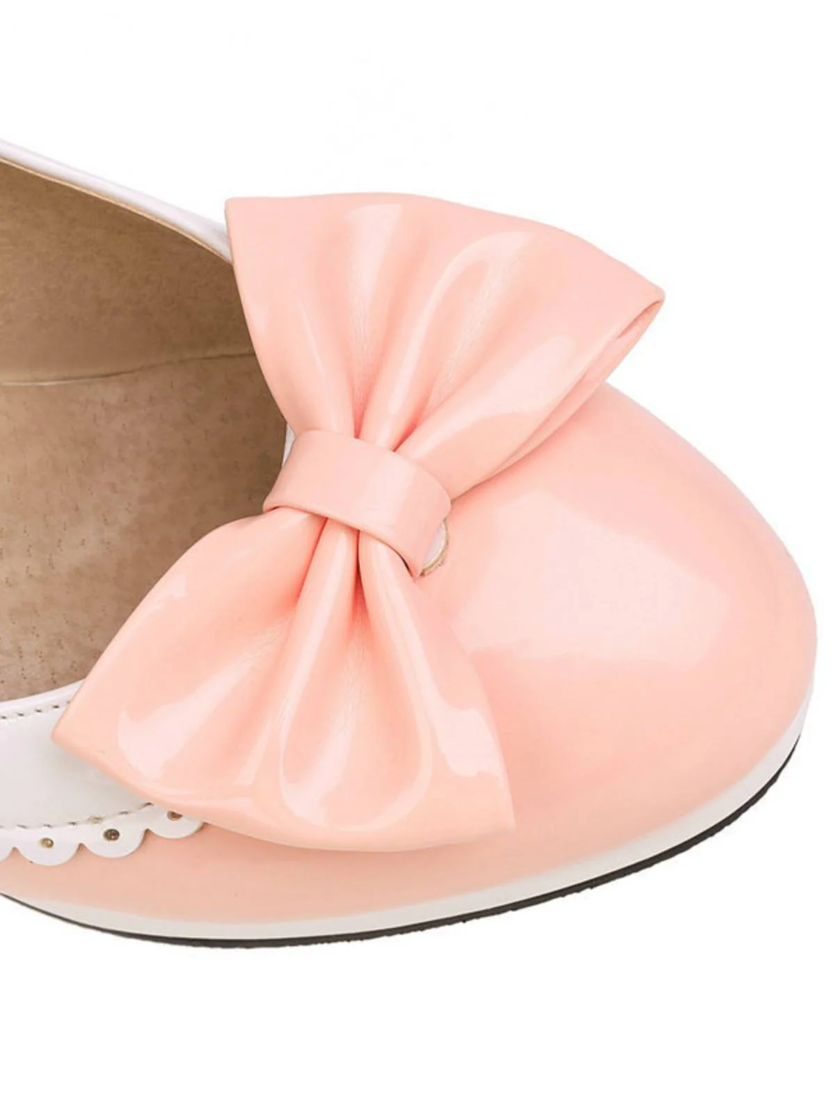 Chaussures à talons épais Mary Jane Noeud papillon - Image 11