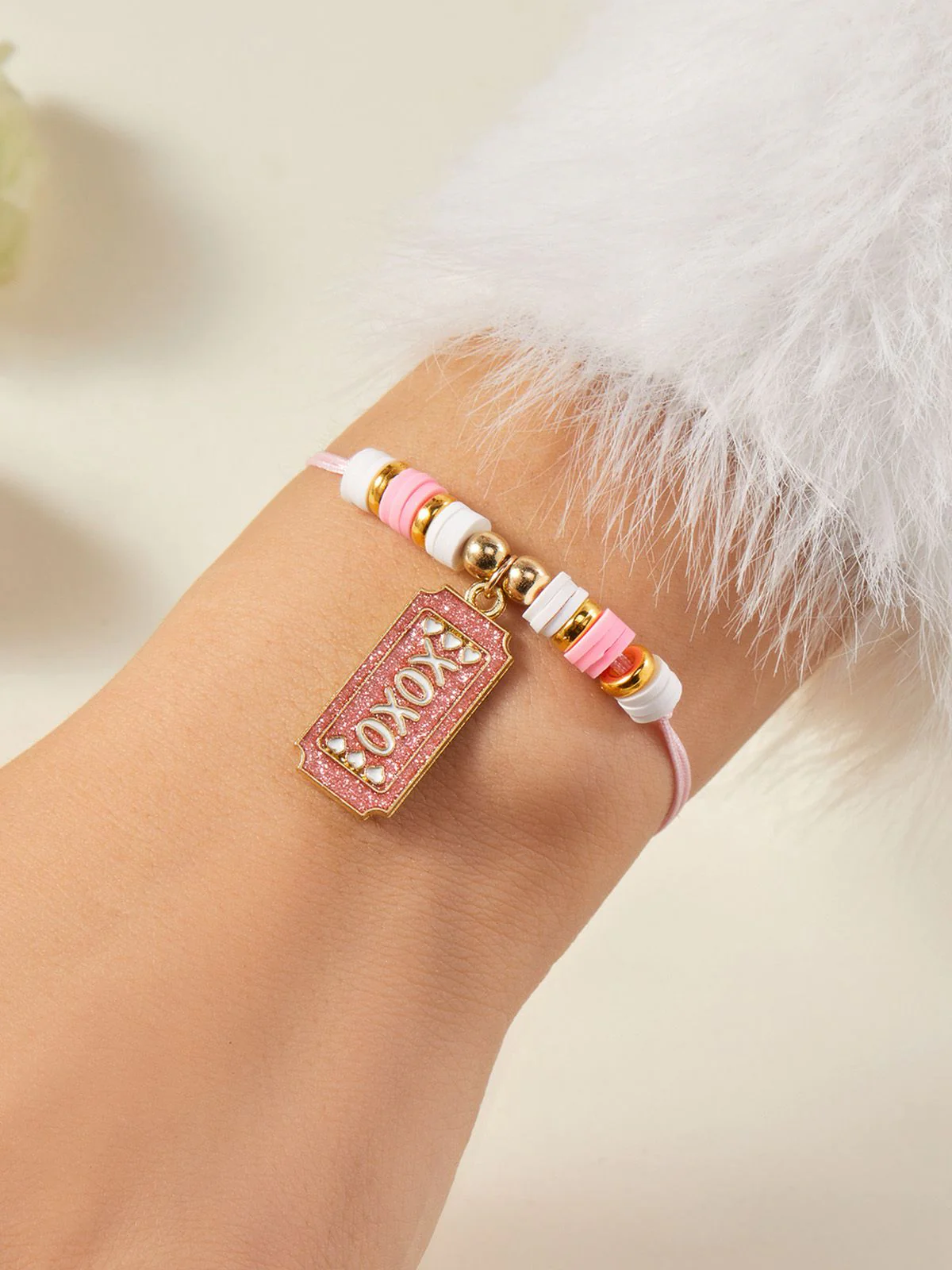 Bracelet tissé ajustable en forme de cœur pour la Saint-Valentin - Image 6