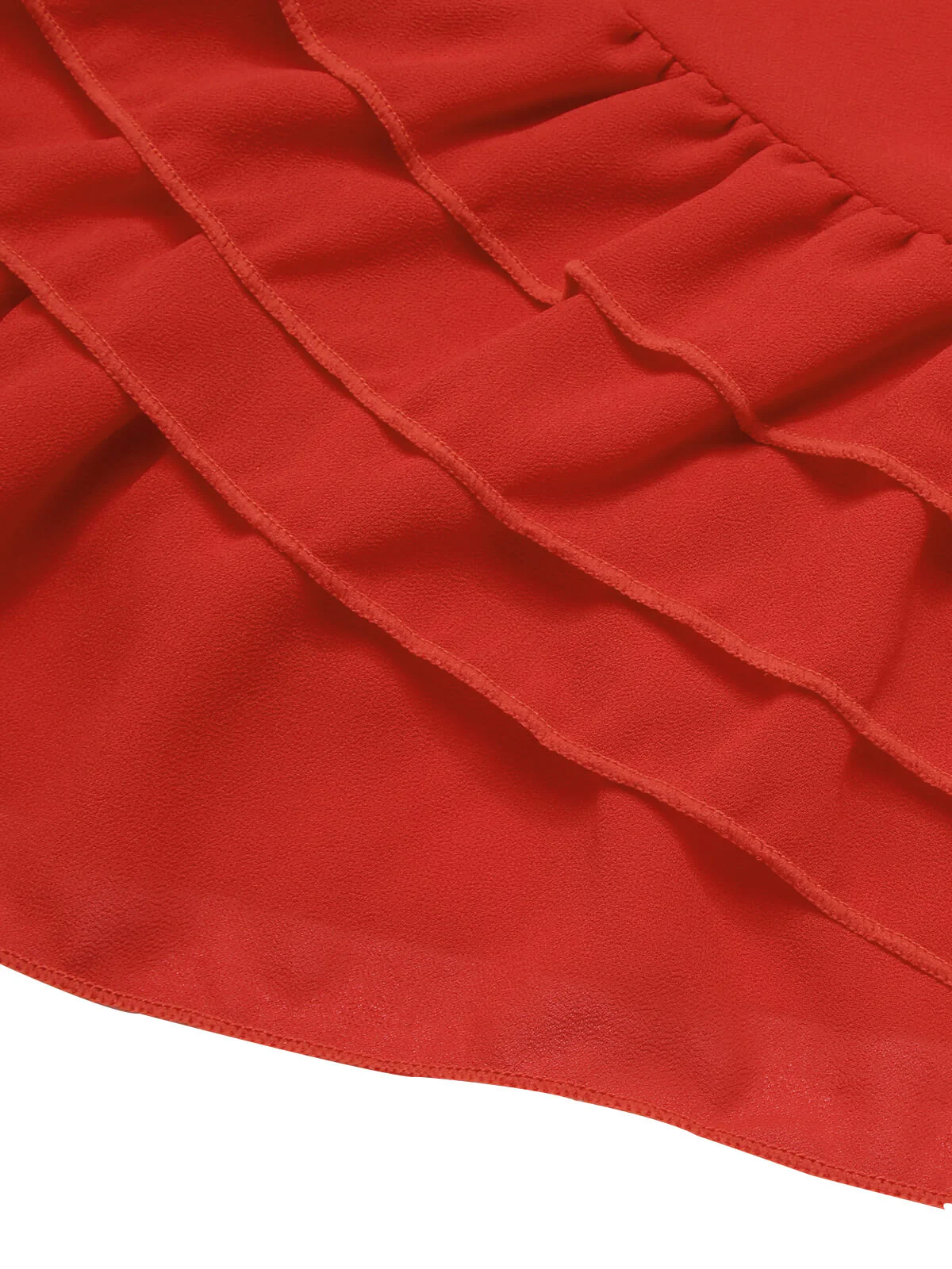 Cache maillot à Jupe en mousseline de soie bleue des années 1960 - Image 9