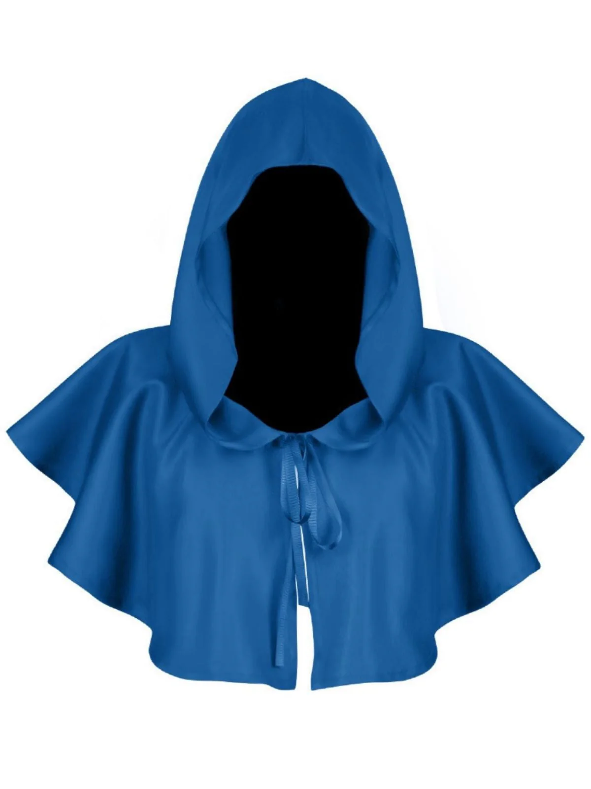 Cape à capuche vintage unie pour Halloween - Image 11