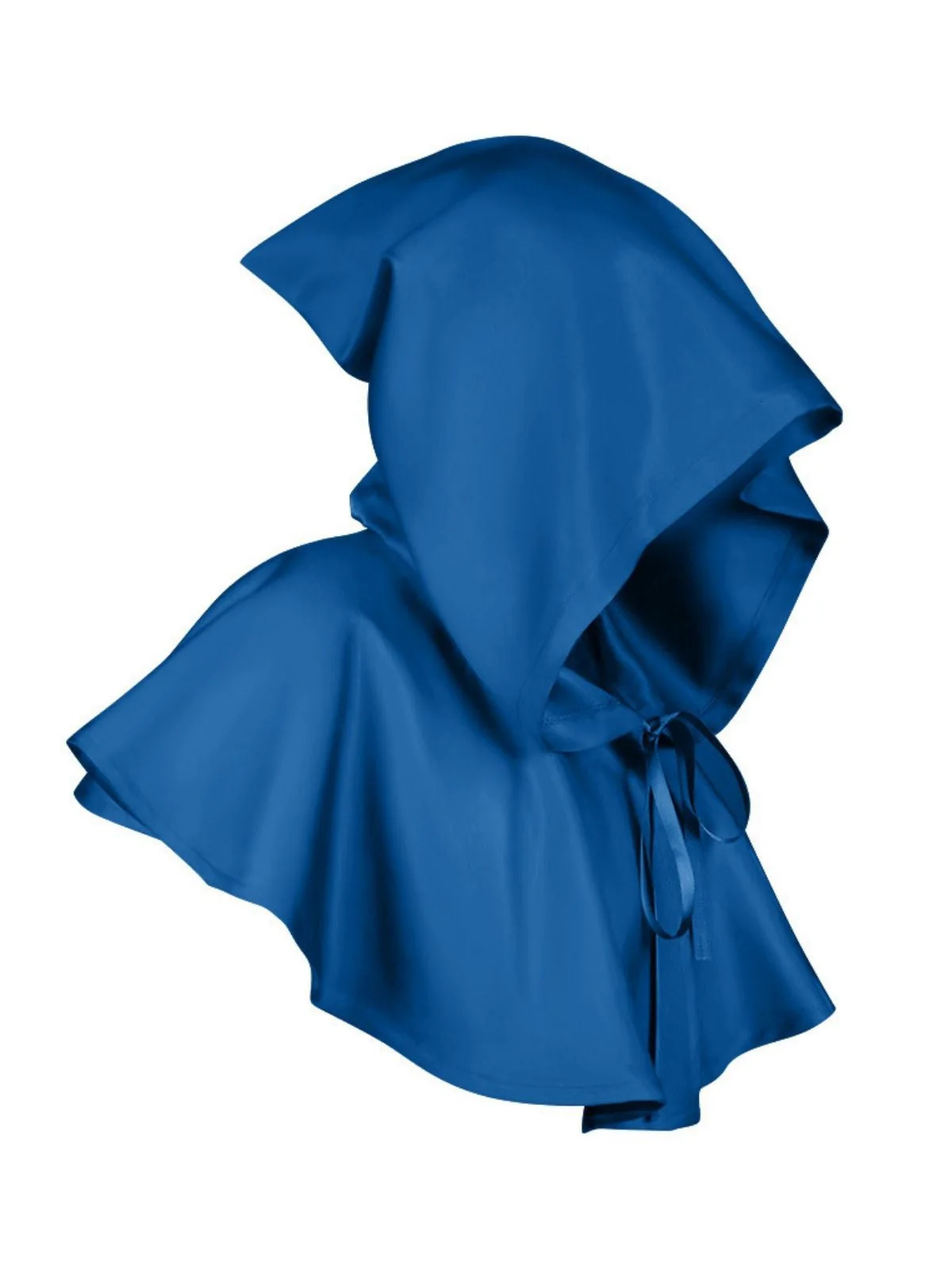 Cape à capuche vintage unie pour Halloween - Image 12