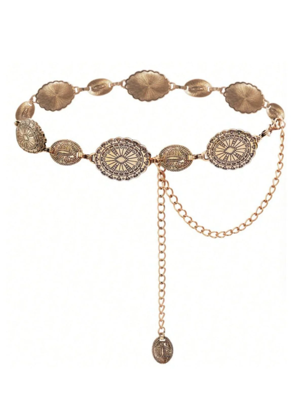 Ceinture de taille bohème dorée