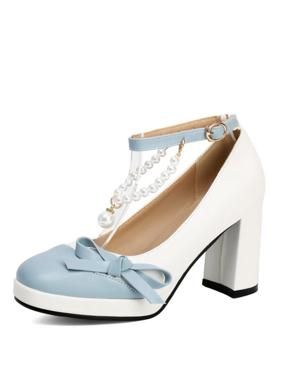 Chaussures à talons épais avec bride cheville - Image 15