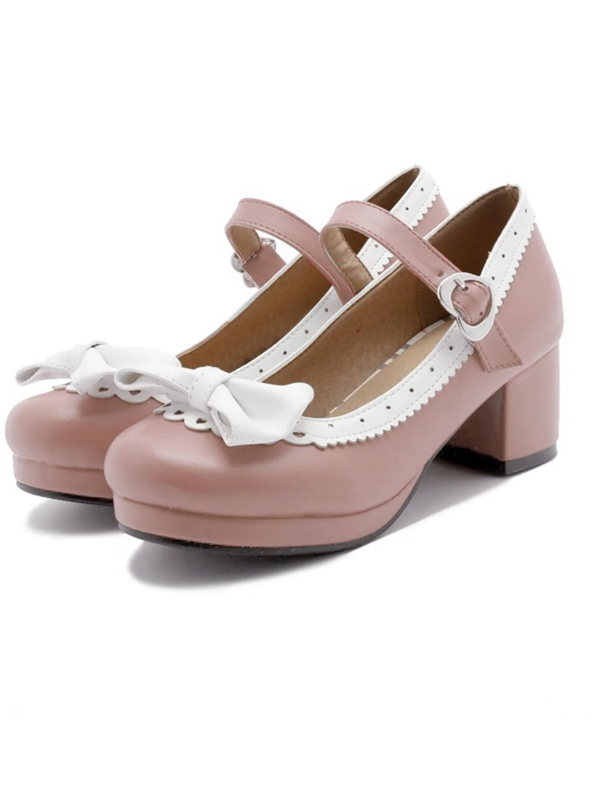 Chaussures à Talons Hauts avec Nœud Papillon - Image 13
