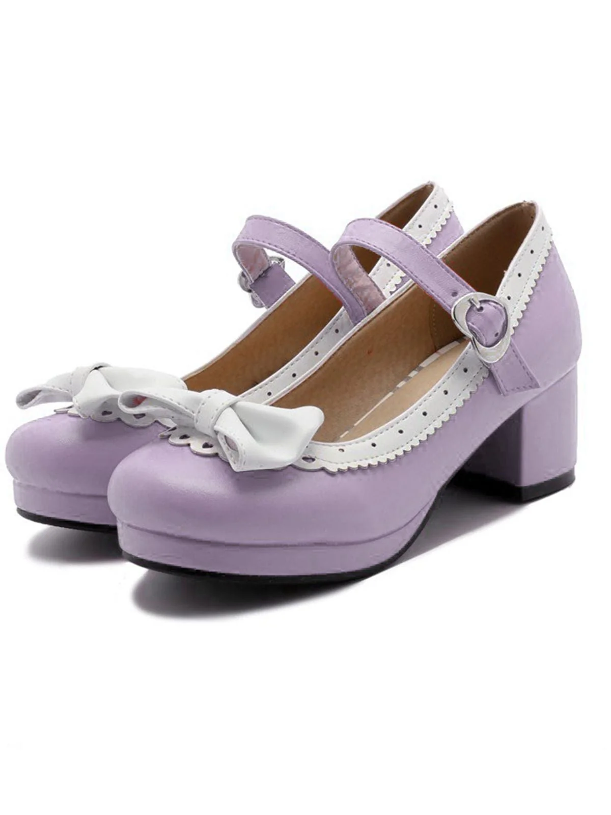 Chaussures à Talons Hauts avec Nœud Papillon - Image 18