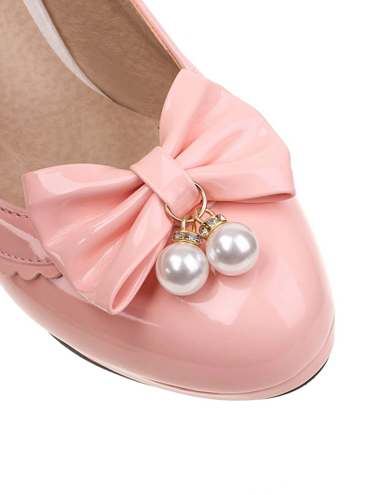 Chaussures à Talons Hauts avec Nœud Rétro - Image 9