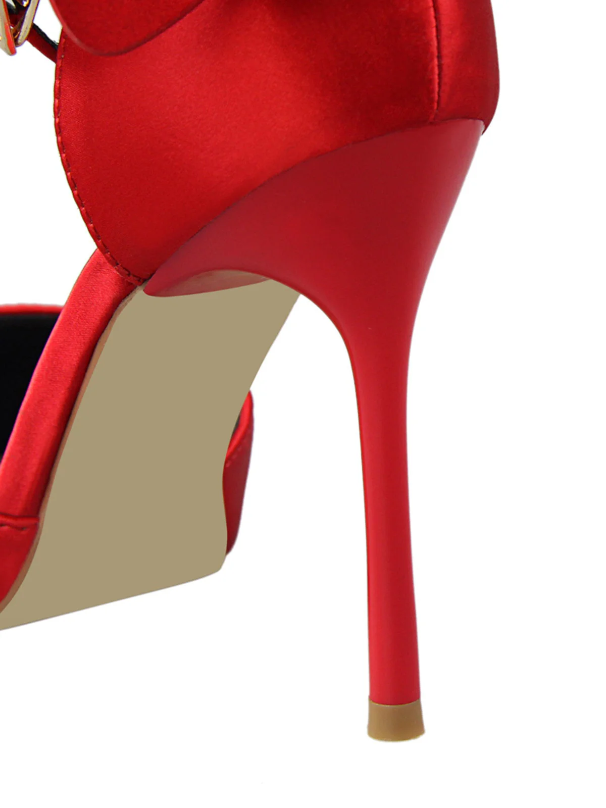 Chaussures à talons hauts en satin à bout pointu et bride à nœud - Image 23