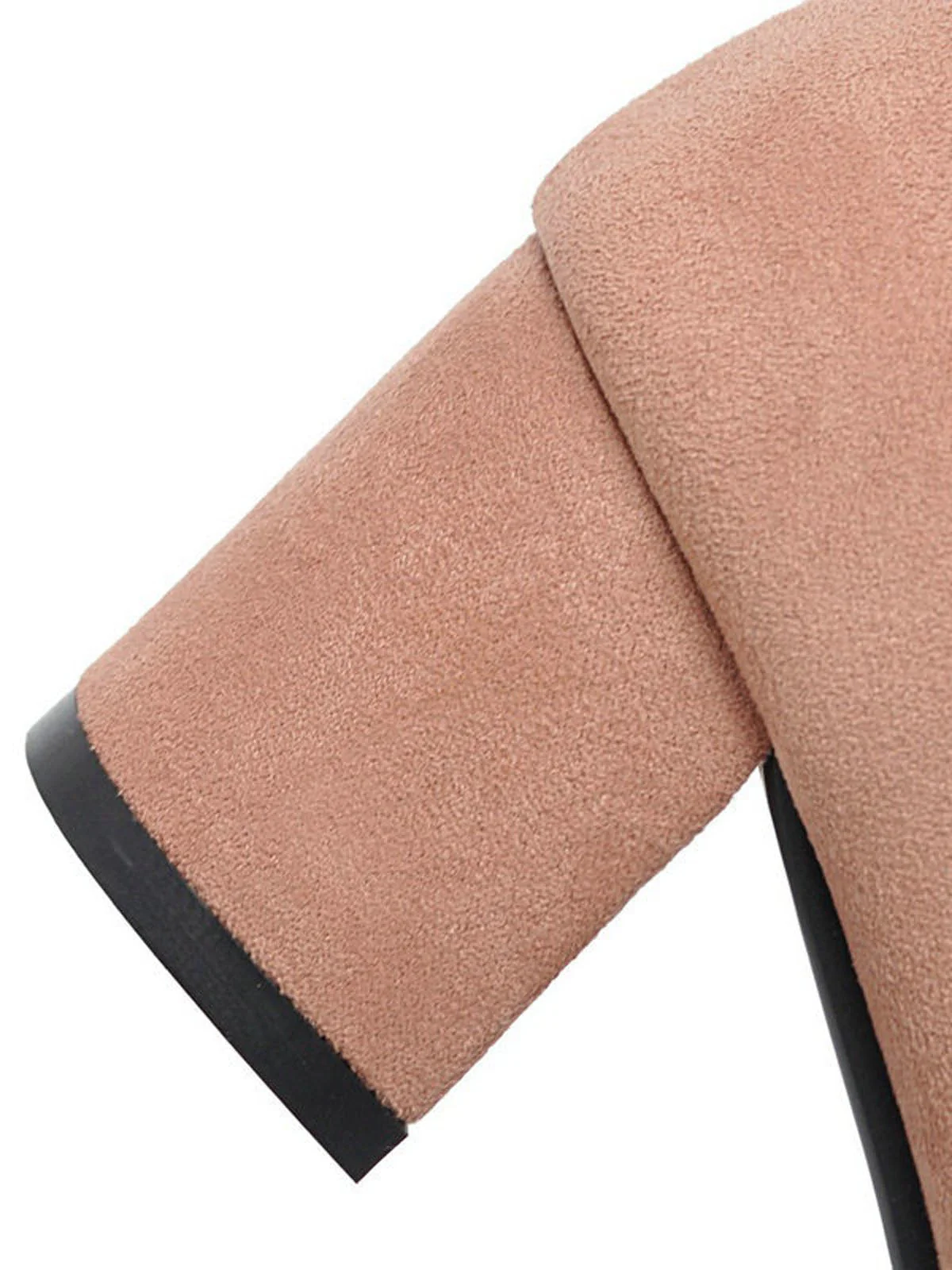 Chaussures Compensées à Nœud Papillon de Couleur Unie - Image 6